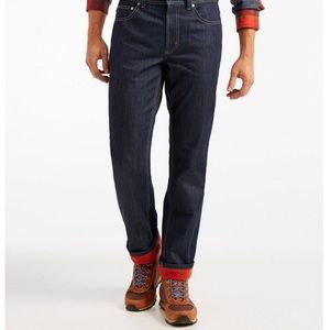 LL Bean Fleeced Lined Jeans